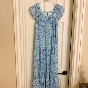 Kate spade summer maxi preppy beach tier dress